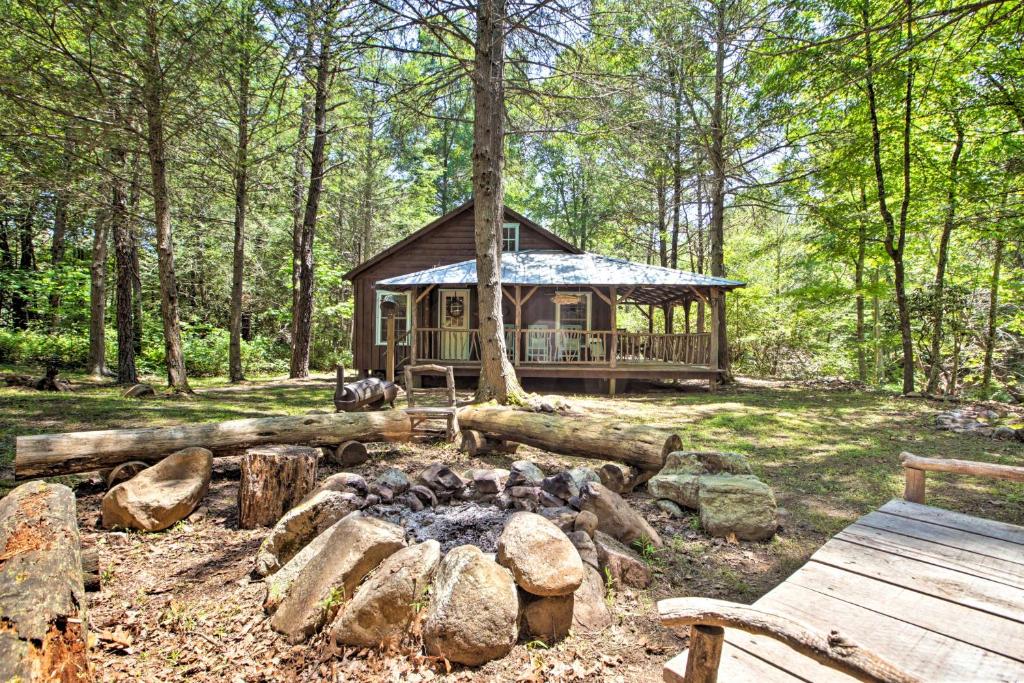 Modern Cabin Retreat on 10 Acres with Trout Stream!